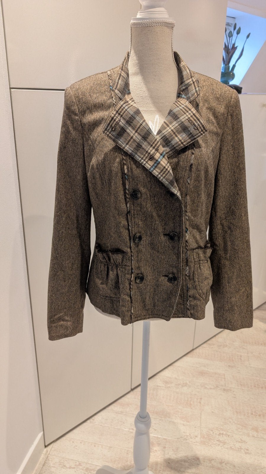Laura di Sarpi blazer maat 40, Kleding | Dames, Maat 38/40 (M), Bruin, Ophalen of Verzenden, Zo goed als nieuw