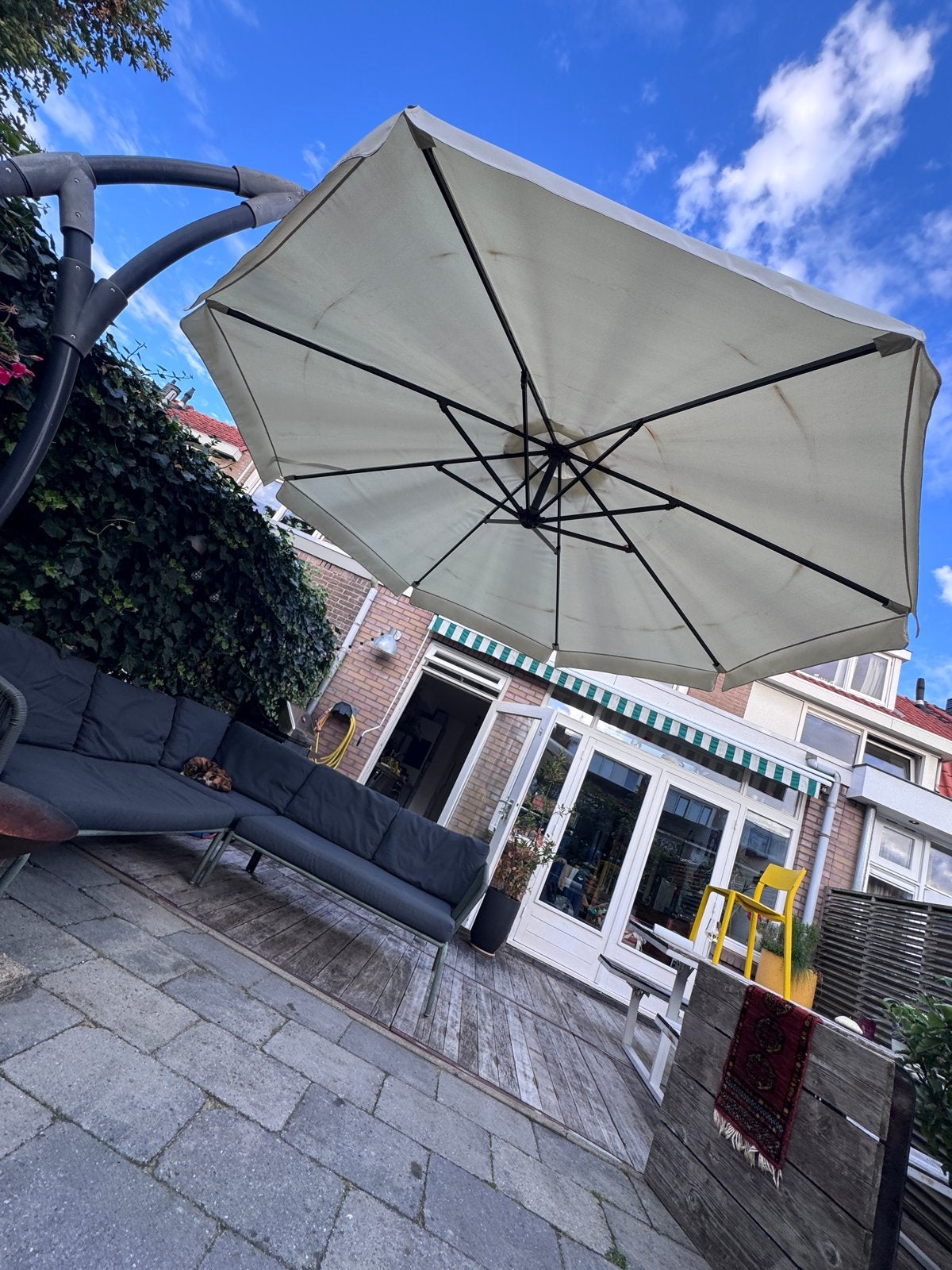 Madison Zweefparasol 350cm, 300 cm of meer, Ophalen, Gebruikt, Overige typen
