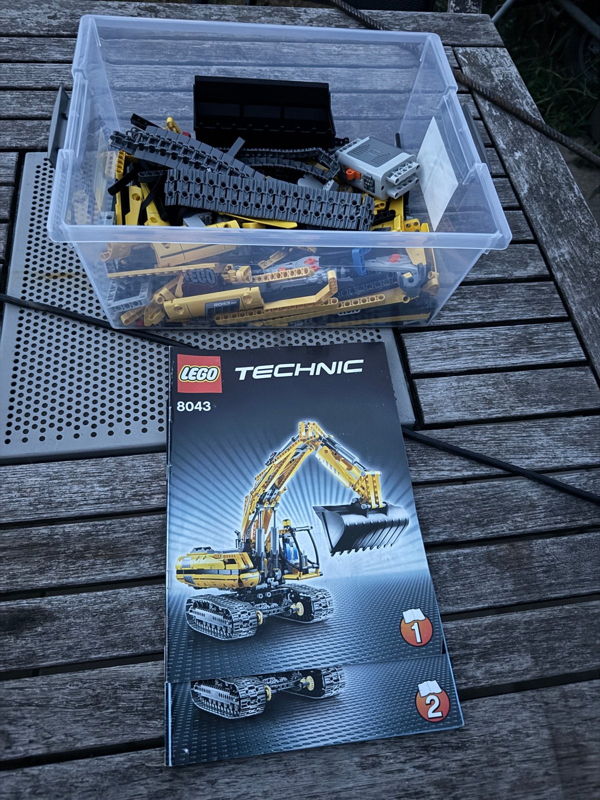Lego Technic Graafmachine 8043 met instructieboekje, Kinderen en Baby's, Speelgoed | Duplo en Lego, Lego, Compleet, Ophalen of Verzenden