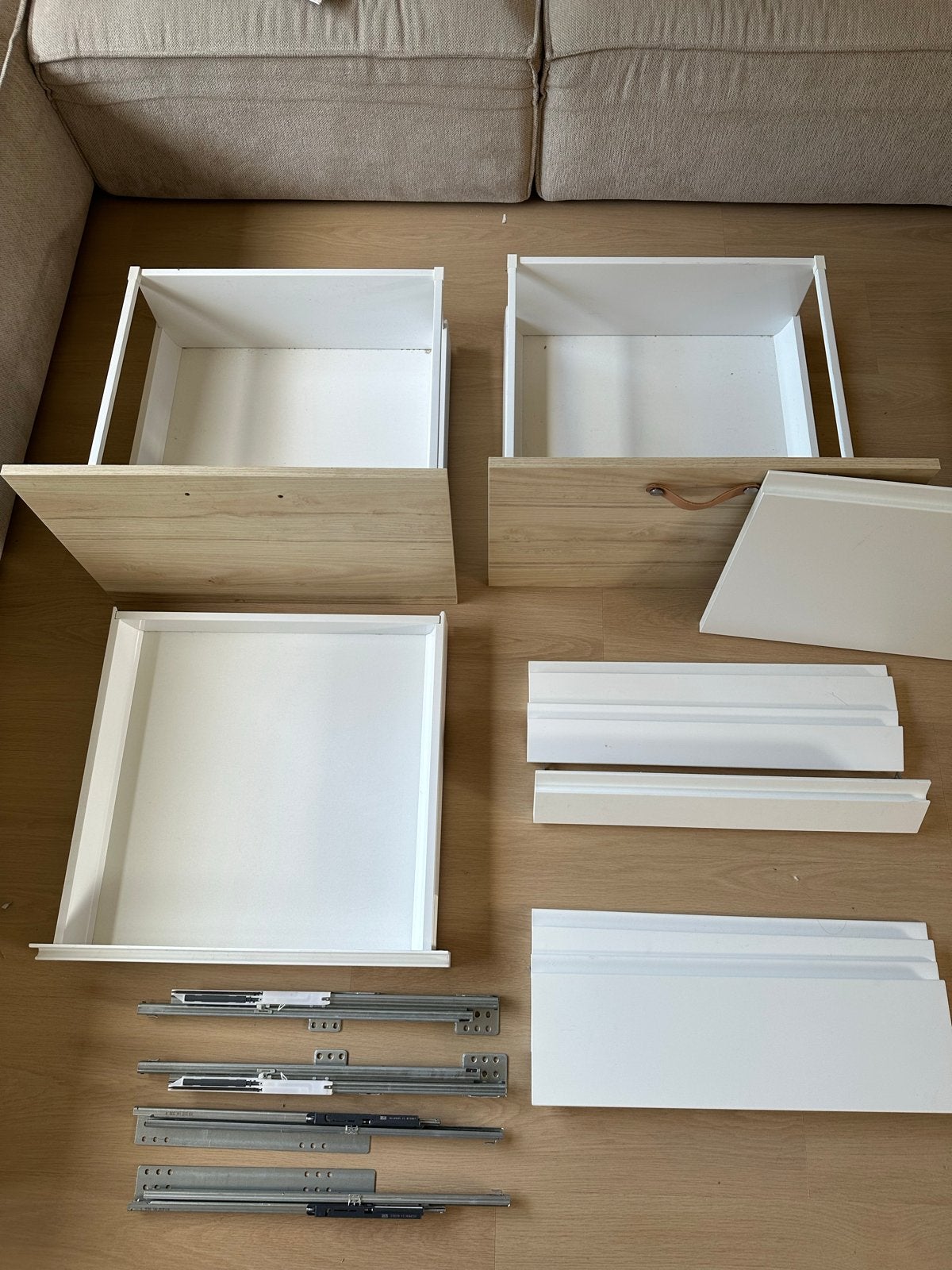Restpartij ikea keuken lades, Huis en Inrichting, Ophalen, Gebruikt, 50 tot 100 cm, 3 of 4 laden
