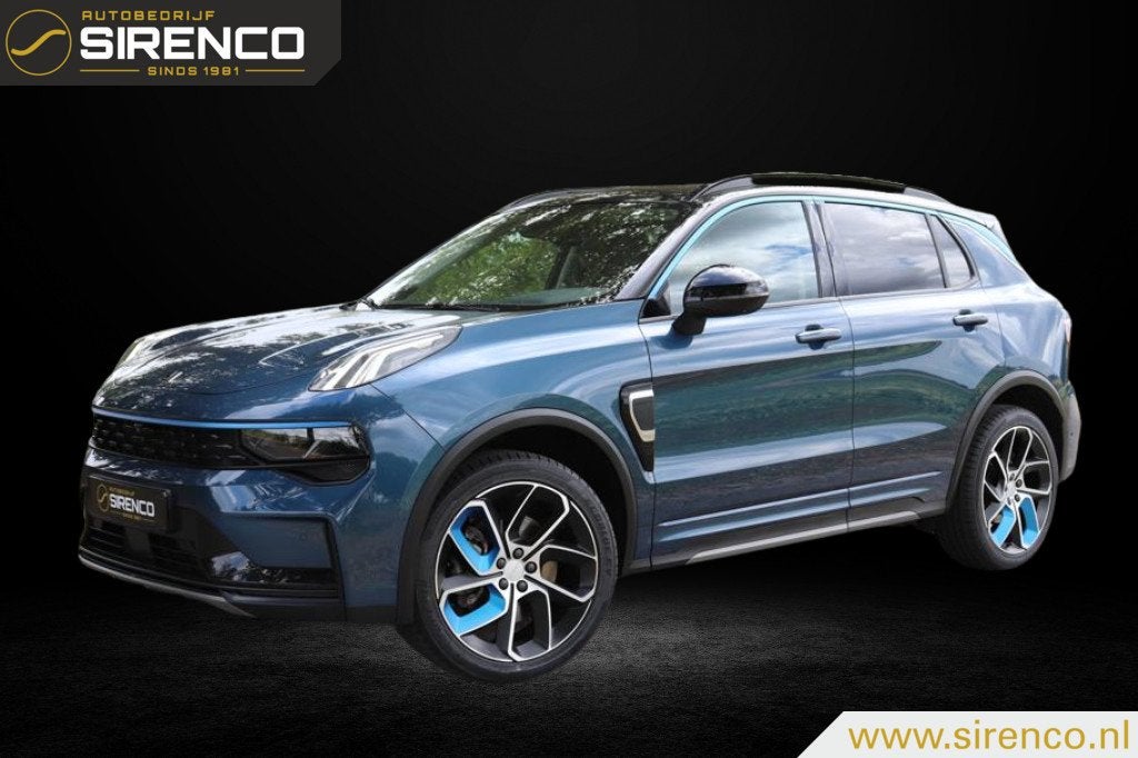 Lynk & Co 01 1.5| panodak | stoelverwarming | 360 camera 3d, Stof, Met garantie (alle), Blauw, Automatische klimaatregeling