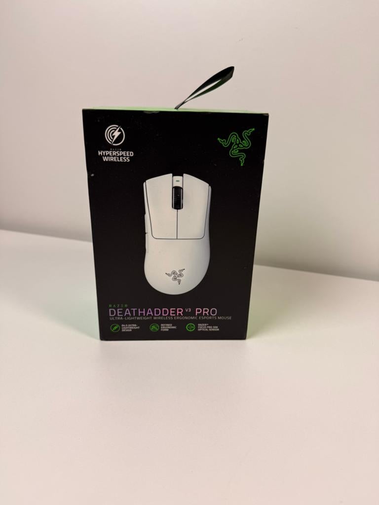 Razer DeathAdder V3 Pro Hyperspeed Draadloze Gaming Muis, Rechtshandig, Muis, Ergonomisch, Nieuw