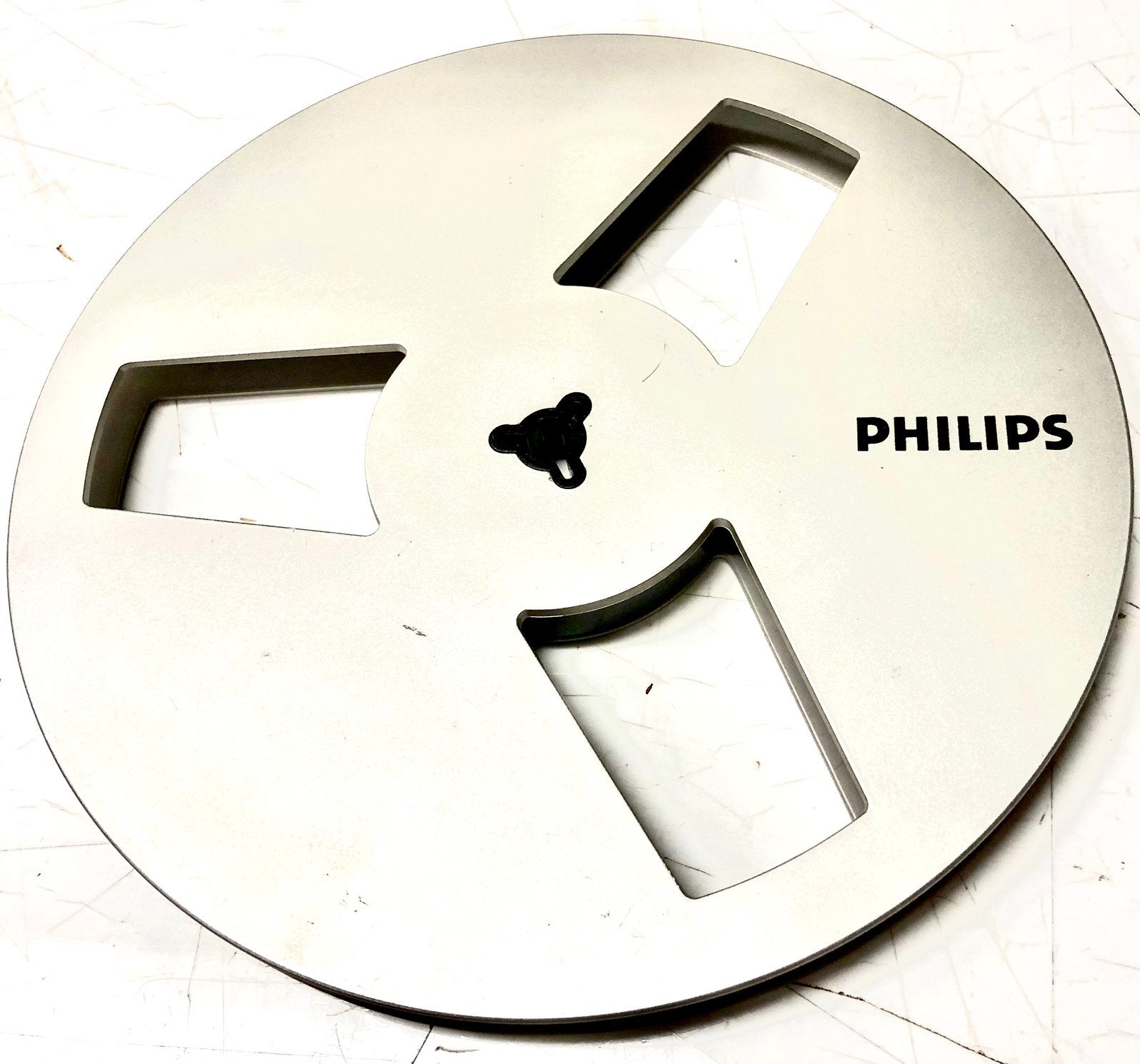 Philips plastic metal look lege bandspoel voor bandrecorder, Ophalen of Verzenden, Onderdeel