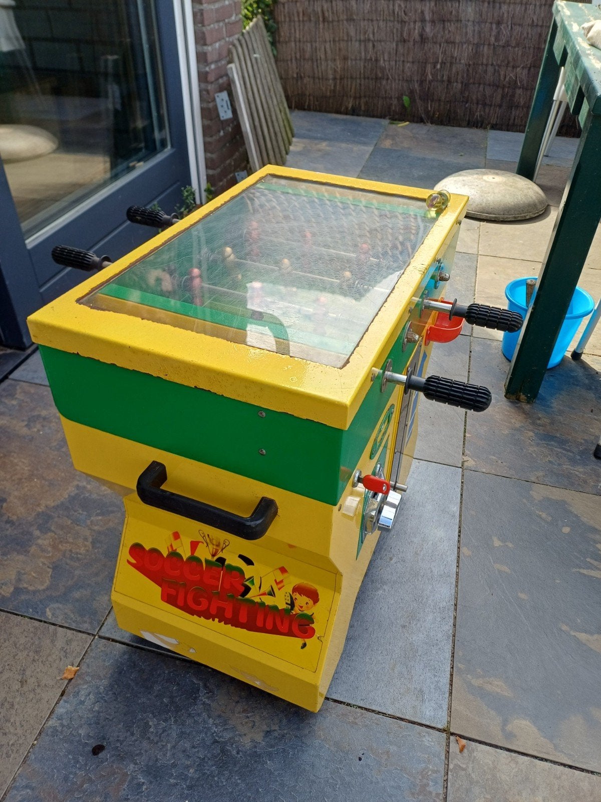 Originele jaren 70 Mini Voetbal Tafel, Ophalen, Gebruikt