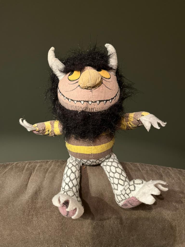 Gave vintage Where the Wild Things Are Moishe, Ophalen of Verzenden, Gebruikt, Overige typen