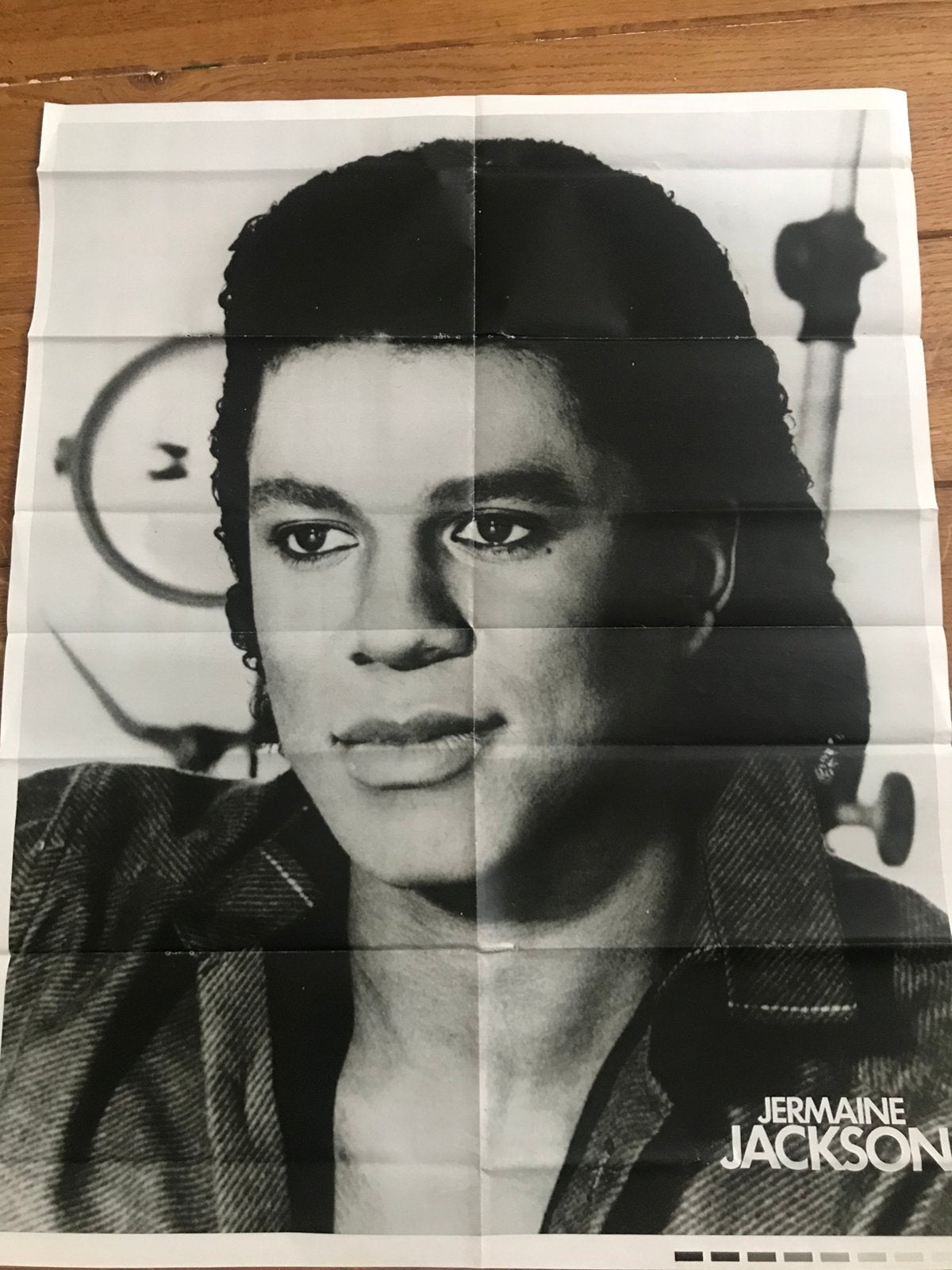Jermaine Jackson A2 poster 1984, Ophalen of Verzenden, Gebruikt, A1 t/m A3, Muziek