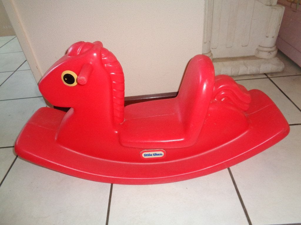 Kleuter schommelpaardje Little Tikes., Ophalen, Zo goed als nieuw