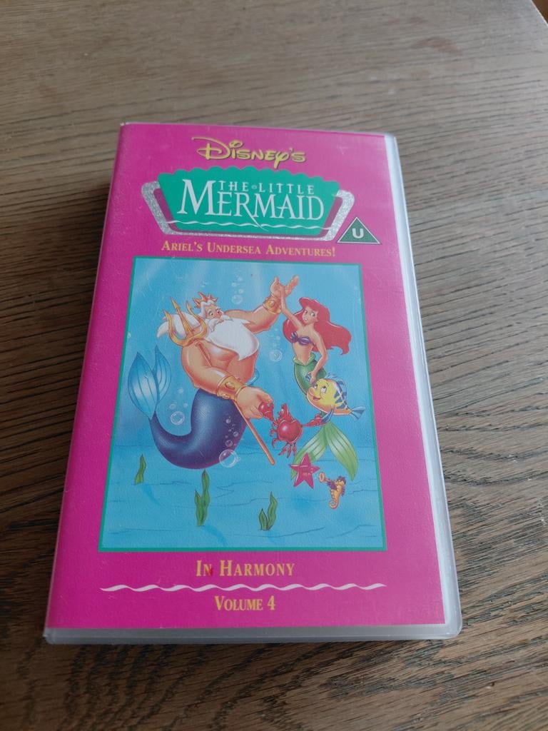 Disney Little Mermaid Ariel's Adventures volume 4 vhs., Cd's en Dvd's, Alle leeftijden, Ophalen of Verzenden, Gebruikt, Tekenfilms en Animatie