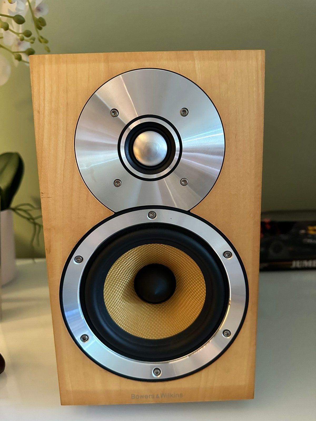Bower & Wilkins CM1 Bookshelf loudspeaker Maple, Ophalen, Gebruikt, 60 tot 120 watt, Bowers & Wilkins (B&W)