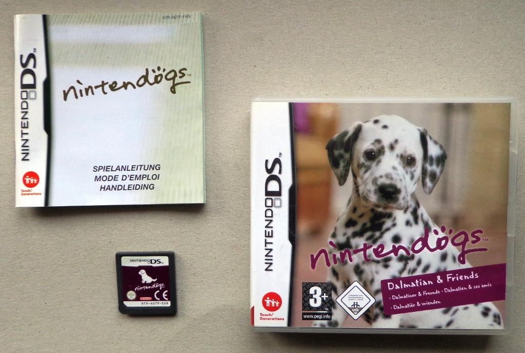 Nintendogs Dalmatiers & Friends voor de Nintendo DS Compleet, 1 speler, Ophalen of Verzenden, Zo goed als nieuw, Vanaf 3 jaar