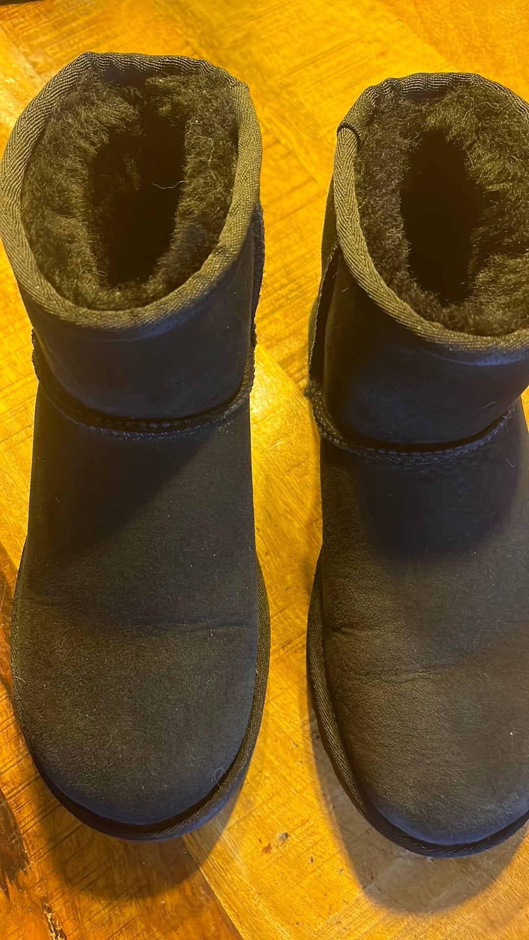 UGG enkellaars, Zwart, Lage of Enkellaarzen, Ophalen of Verzenden, Zo goed als nieuw