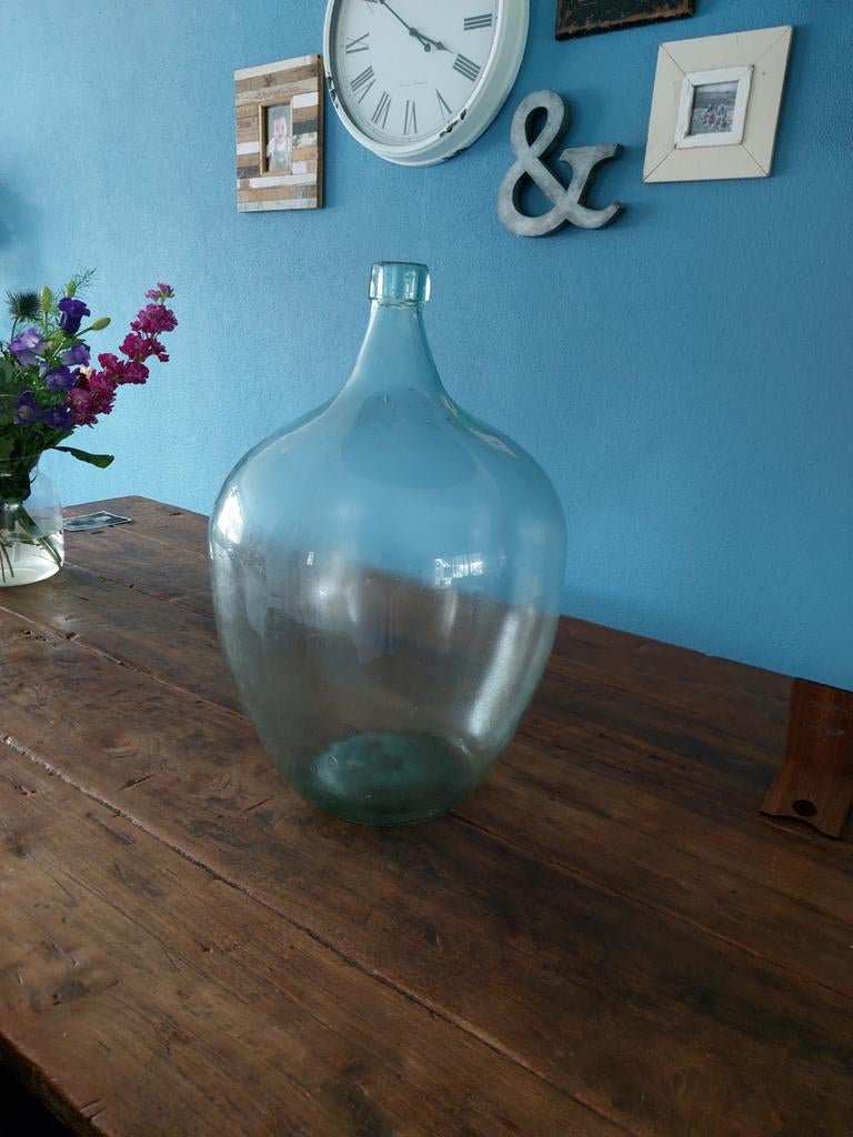Mooie grote fles-vaas, Ophalen of Verzenden, Zo goed als nieuw