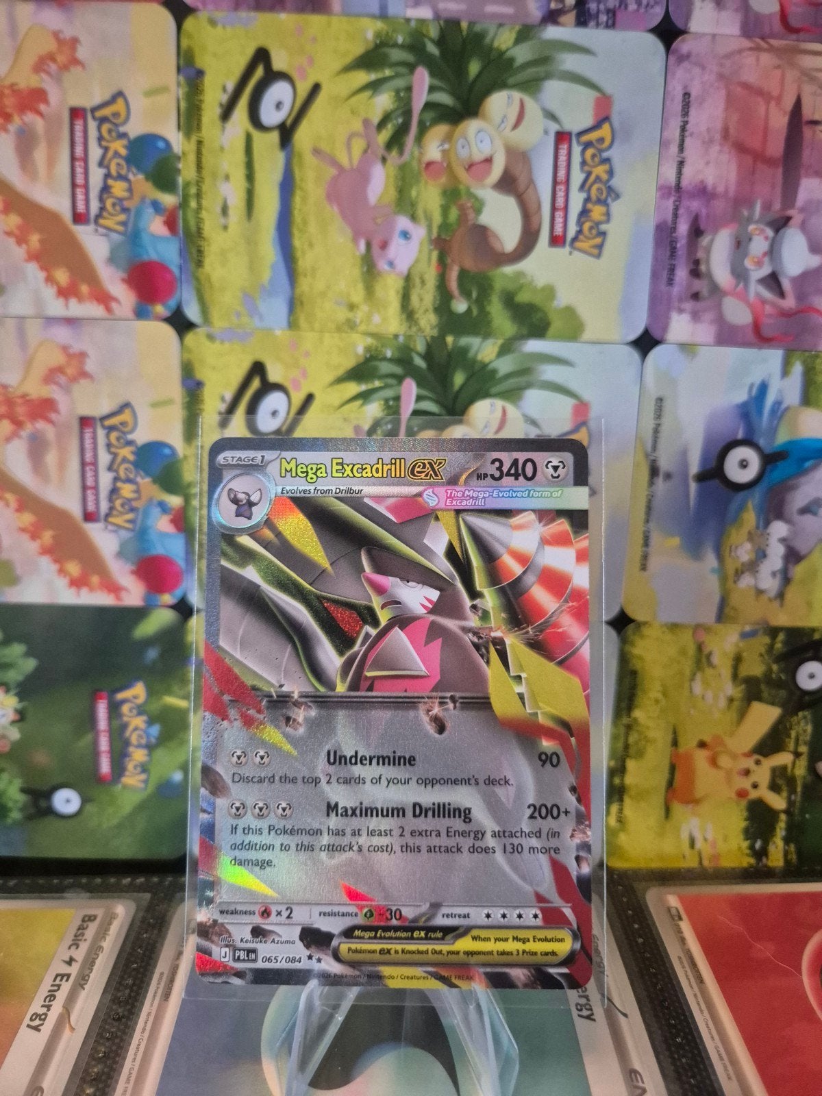 mega excadrill ex 065/084 pitchblack pokemon kaart, Ophalen
