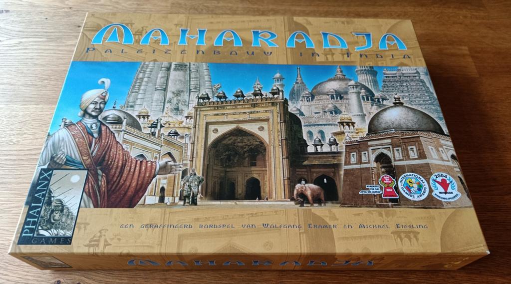 Maharadja: Paleizenbouw in India - Strategisch bordspel, Vijf spelers of meer, Ophalen of Verzenden, Zo goed als nieuw, Phalanx Games