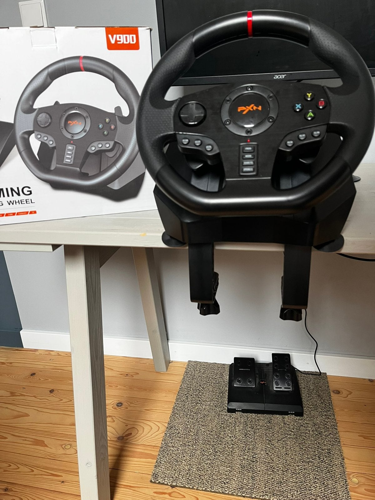 Gaming racestuur en pedalen, Ophalen of Verzenden, Zo goed als nieuw