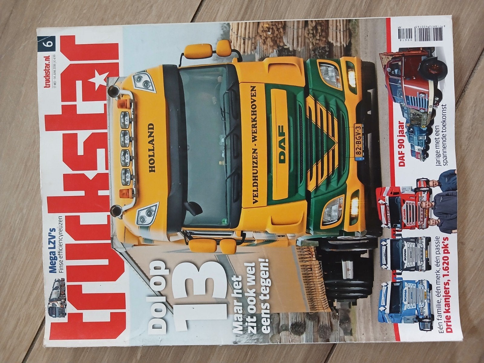 Truckstar Magazine 2018  - DAF 90 jaar & Mega LZV's, Ophalen of Verzenden, Gelezen, Overige typen