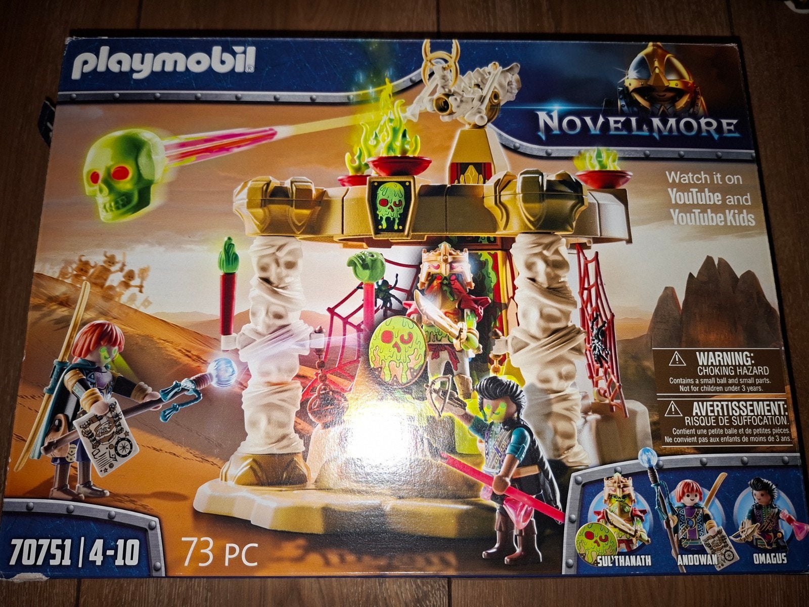 Playmobil Novelmore 70751 Sal'ahari Sands - Tempel, Ophalen, Zo goed als nieuw, Complete set, Gebouw