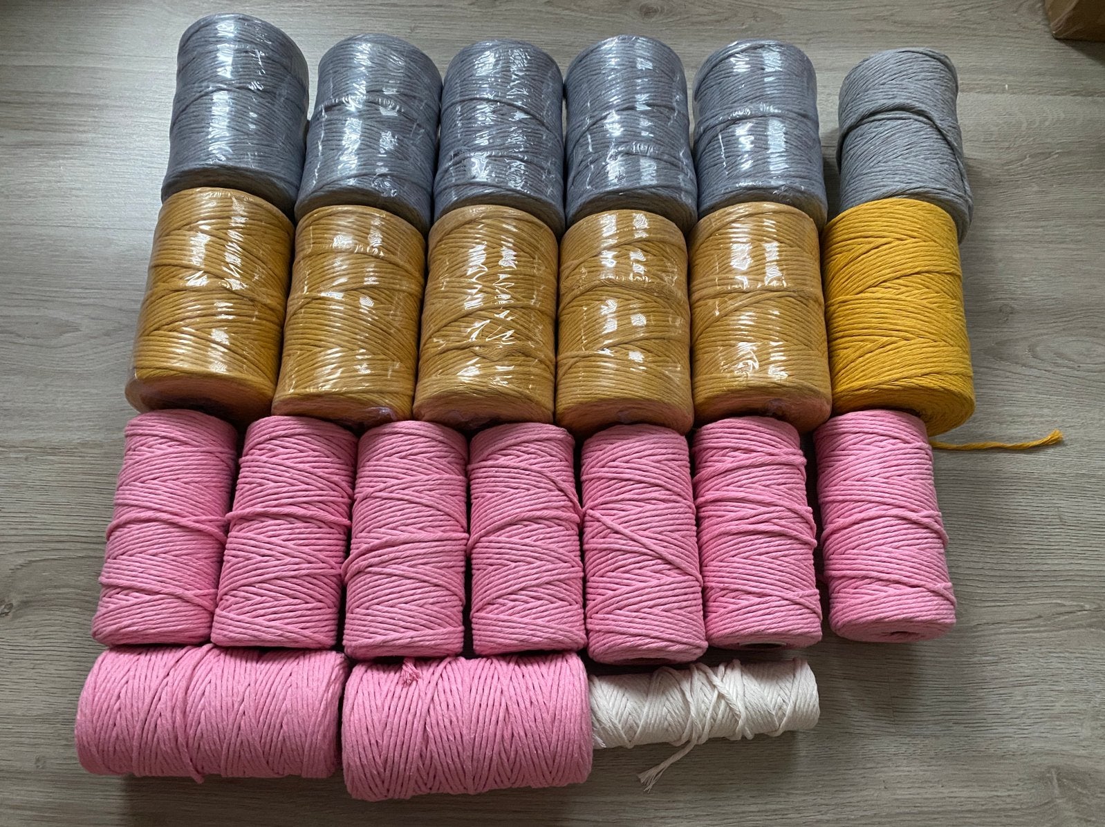 Bulk Macramé Garen | Single Twist - 3mm, Ophalen, Nieuw