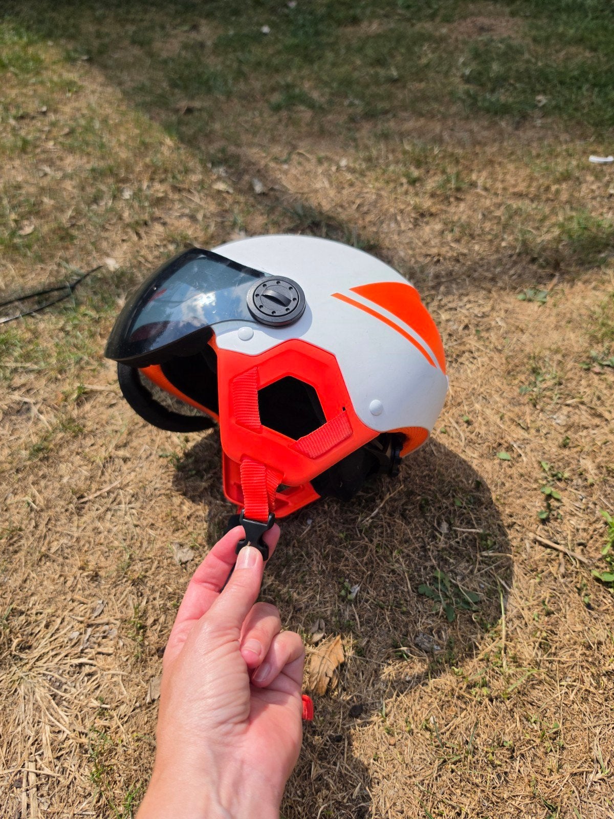 Kinder skihelm - Gebruikt, Sport en Fitness, Skiën en Langlaufen, Ophalen of Verzenden, Gebruikt, Skiën, Overige typen