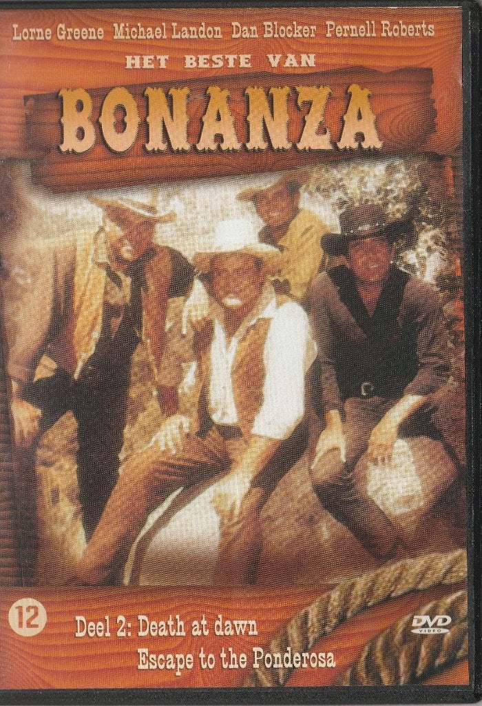 12) Het beste van Bonanza, deel 2; Death at Dawn, Escape to, Vanaf 12 jaar, Ophalen of Verzenden, Gebruikt, Actie
