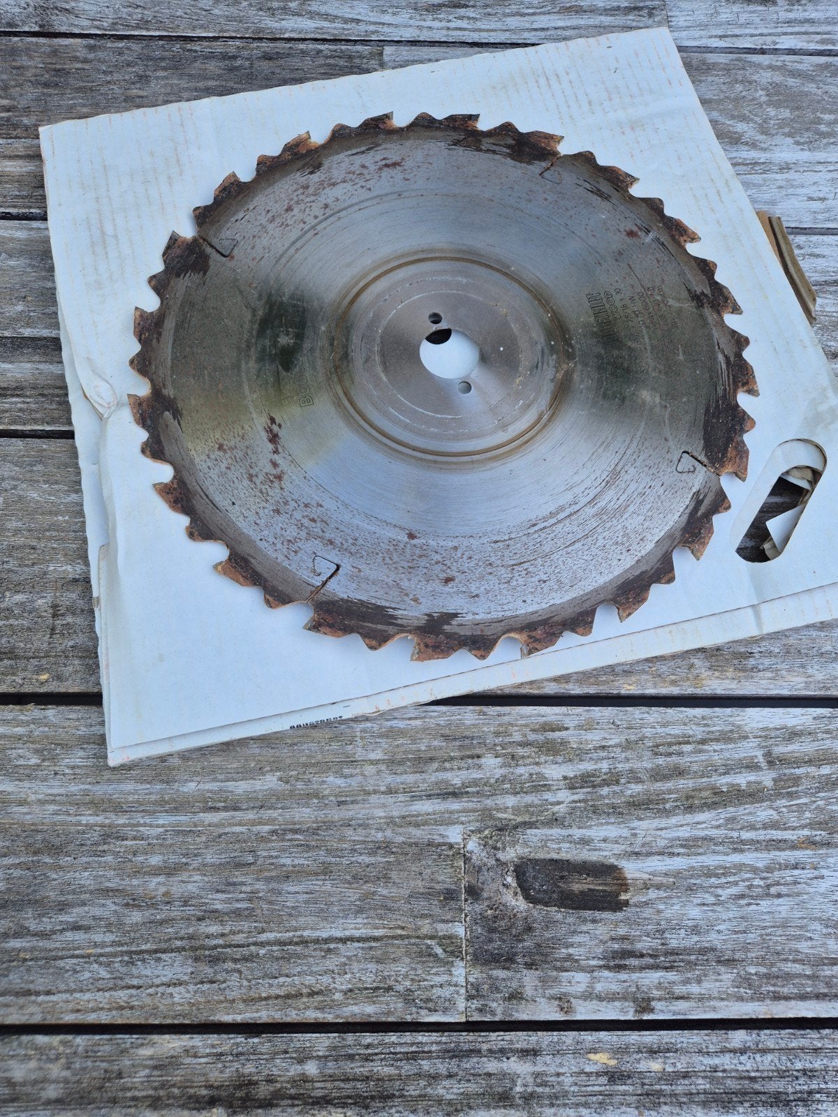 Gebruikt zaagblad voor cirkelzaag - 315mm, Ophalen of Verzenden, Gebruikt, Cirkelzaag, Güde