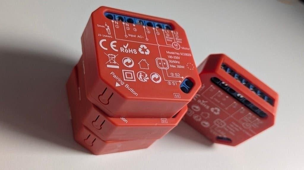 4x LoraTap SC500ZB Zigbee rolluikmodule, Tuya, HomeAssistant, Ophalen of Verzenden, Gebruikt