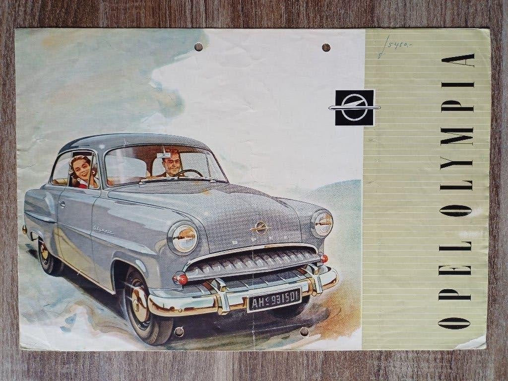 Opel Olympia brochure, Verzenden, Gelezen, Opel
