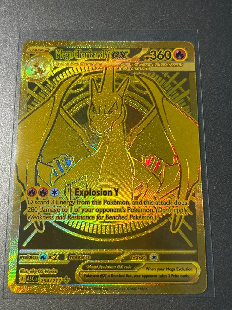 Mega Charizard Y EX, Ophalen of Verzenden, Nieuw, Losse kaart, Foil
