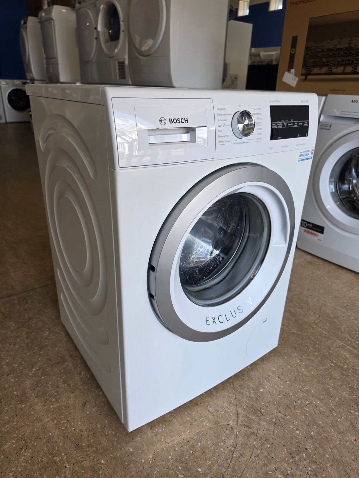 Bosch Serie 6 wasmachine | 8 kilo | A+++ | Gratis thuis 🚚✅️, Bosch, Jirnsum, 1200 tot 1600 toeren, 8 tot 10 kg