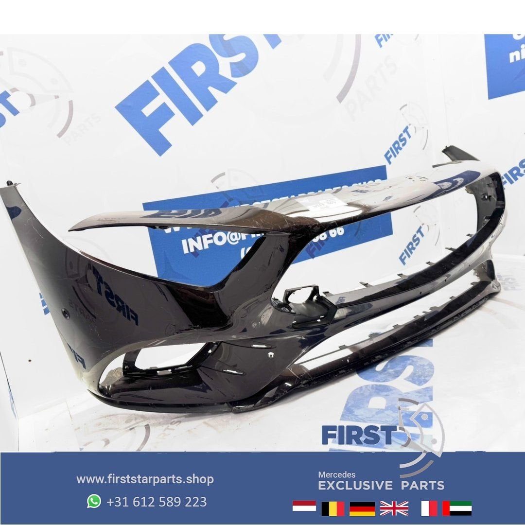 W257 CLS BUMPER C257 AMG Voorbumper 2018-2025 ZWART WIT GRIJ, Gebruikt, -, Voor, Ophalen of Verzenden