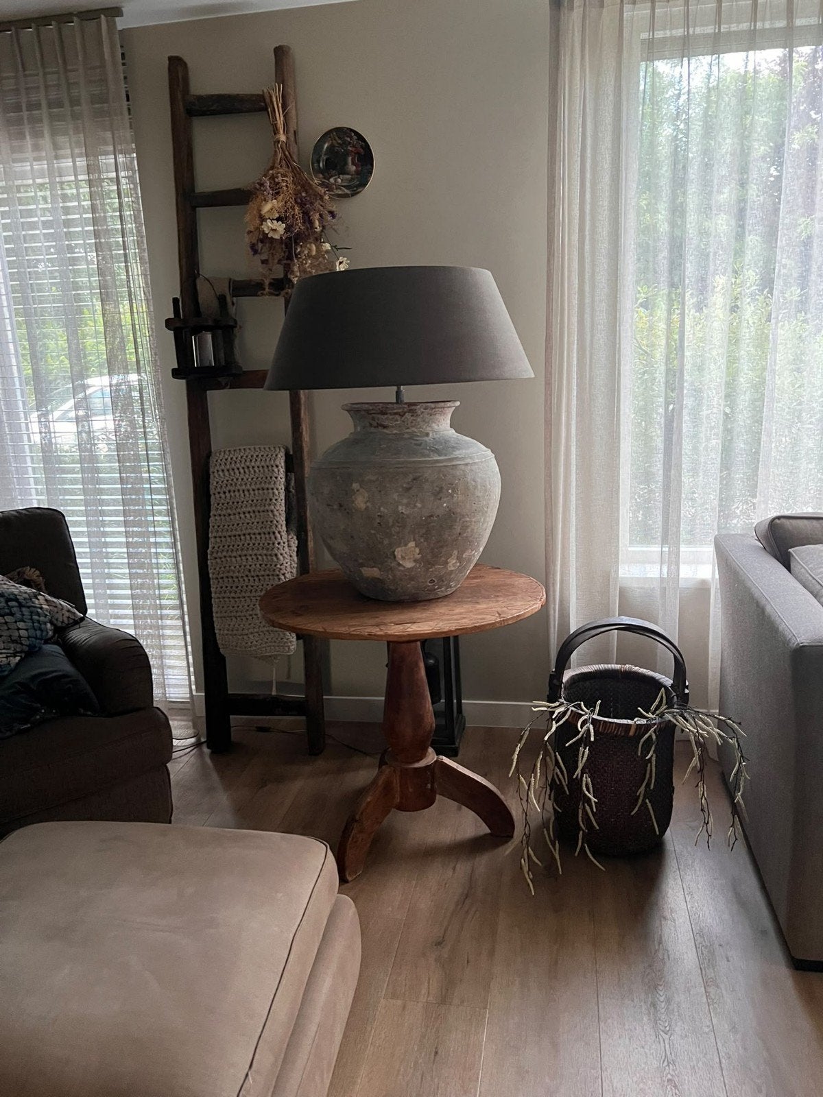 xl kap taupe, Ophalen, Overige kleuren, Natuurlijk materiaal, Landelijk