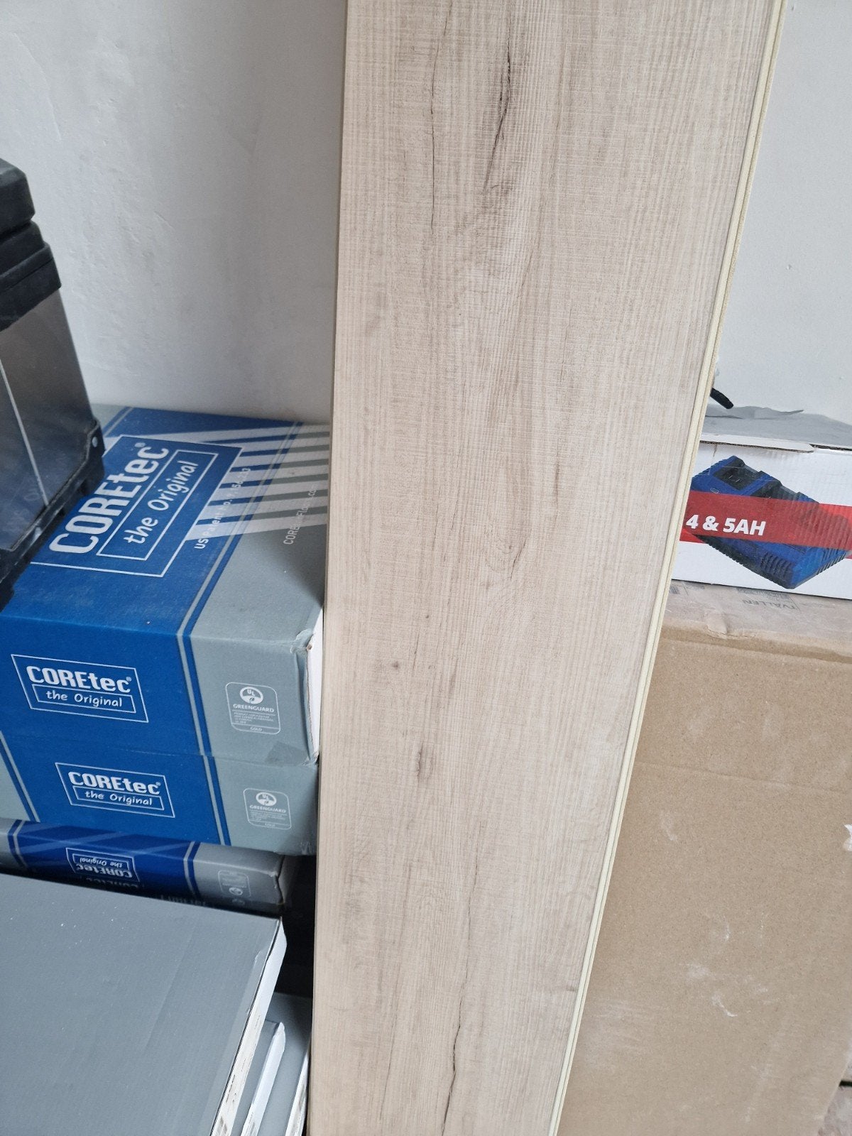 Pvc Laminaat klik met geïntegreerde Ondervloer 25m2, Nieuw, Ophalen of Verzenden, Bruin, 10 tot 25 m²