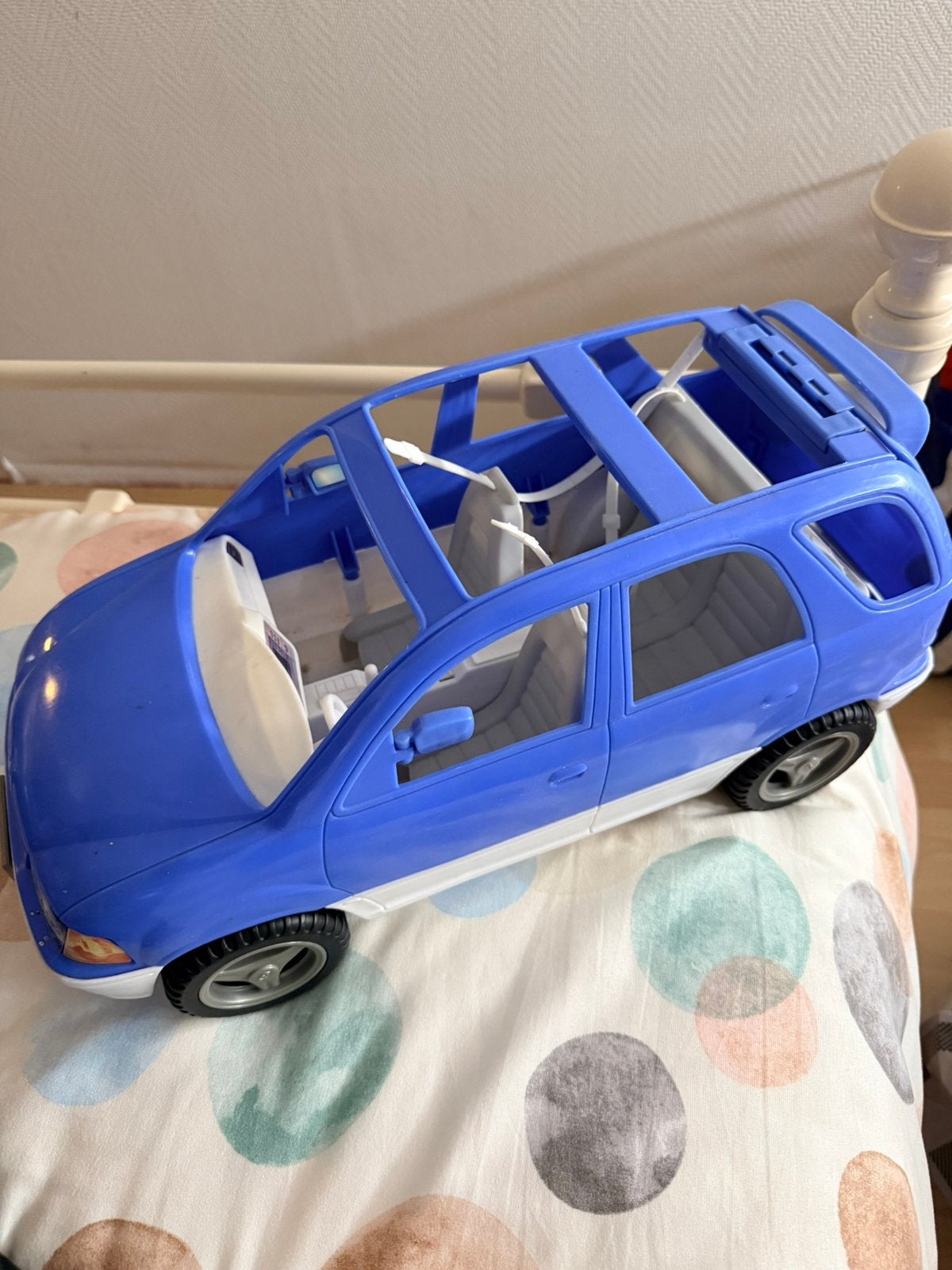 Barbie auto, Ophalen, Gebruikt