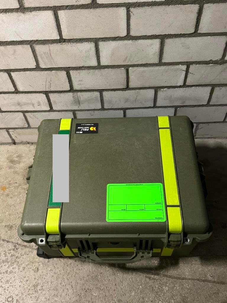 Pelican Case 1620 Legergroen - Robuuste Transportkoffer, Gebruikt, Hard kunststof, 45 tot 55 cm, Ophalen of Verzenden