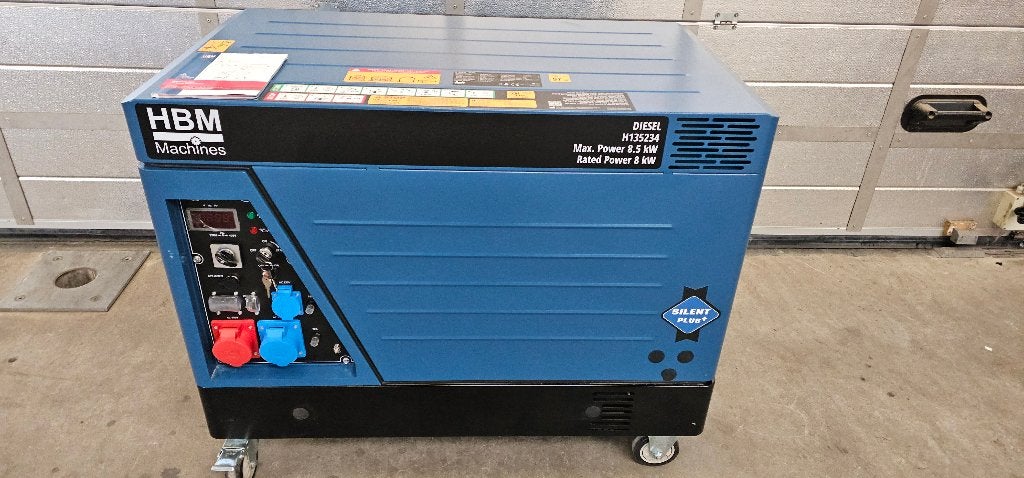 HBM 8500 Watt Diesel Aggregaat, Generator 230 / 12 Volt ATS