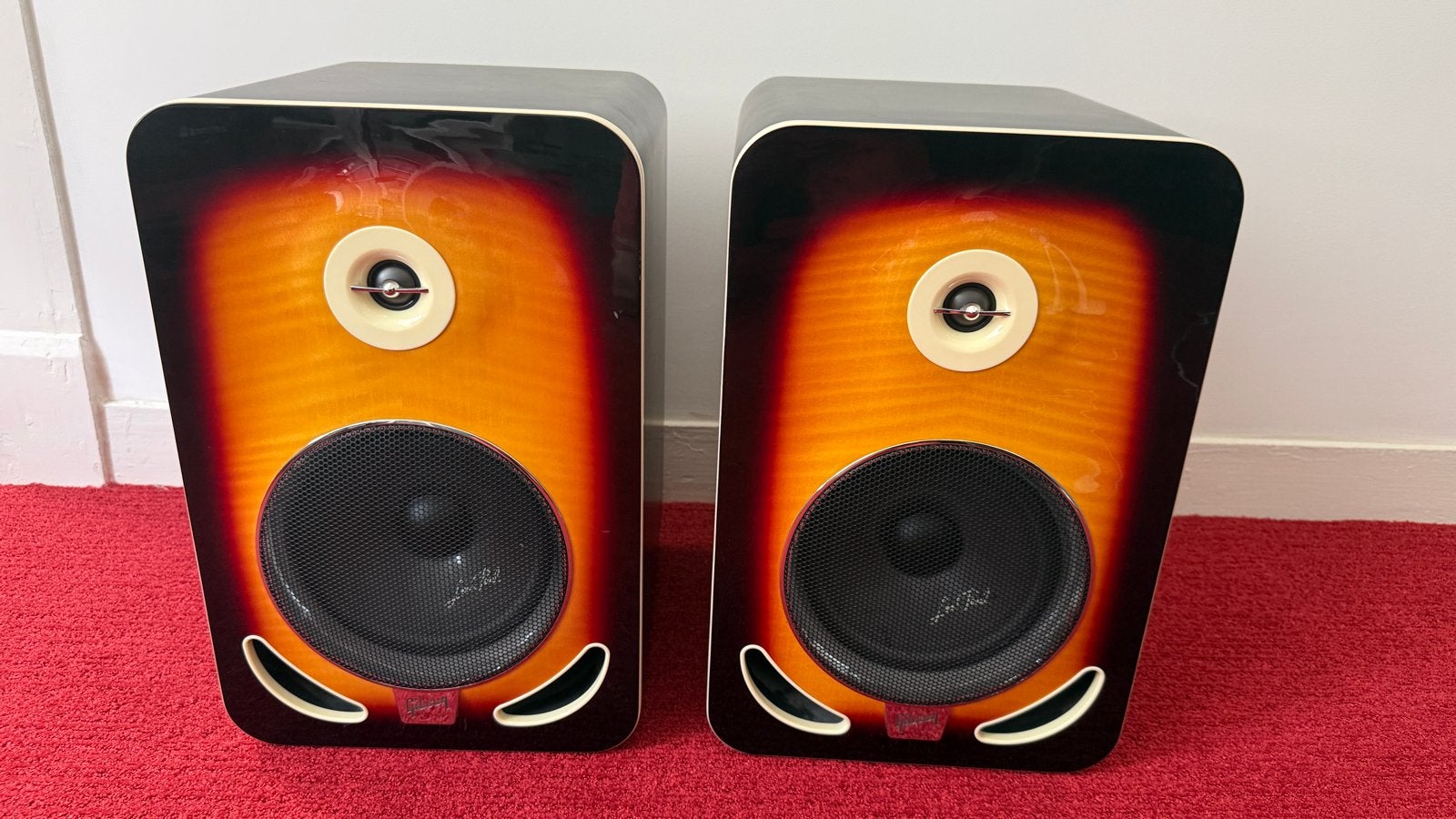 Gibson Les Paul Studio Monitors LP8. Zeer zeldzaam!, Audio, Tv en Foto, Luidsprekers, Studiomonitor, Gebruikt, AUX-ingang, Ophalen