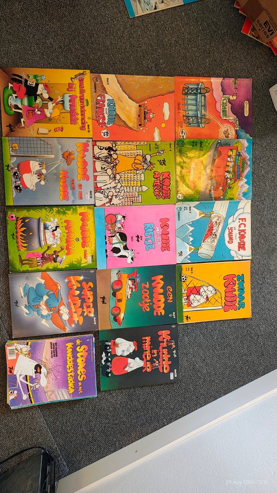 Collectie FC knudde stripboeken - 13 delen, Meerdere stripboeken, Ophalen of Verzenden, Gelezen, Toon van Driel