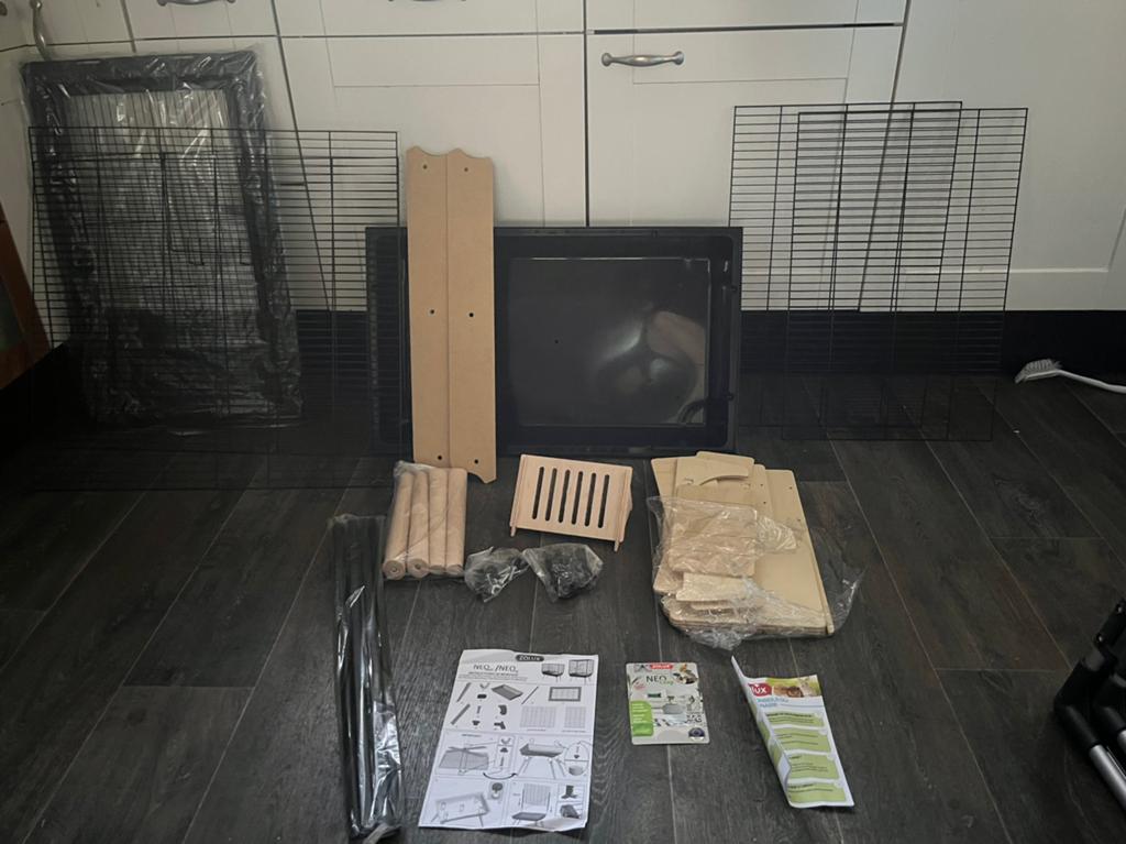 Zolux Knaagdierkooi Neo Cosy Zwart nieuw/gesealed, Dieren en Toebehoren, Knaagdieren en Konijnen | Hokken en Kooien, Kooi, Minder dan 75 cm