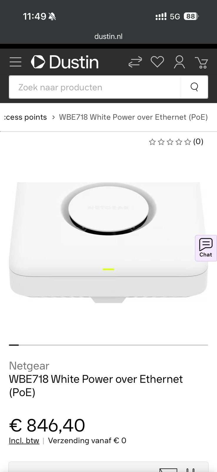 Netgear WBE718-111EUS – Nieuw & Ongeopend, Ophalen of Verzenden, Nieuw