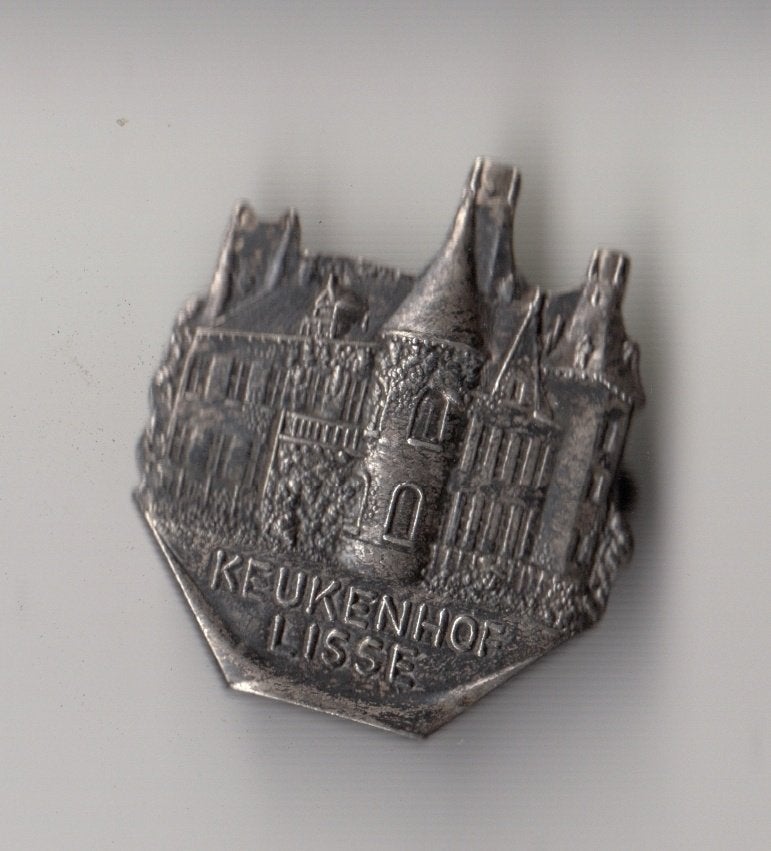 Lisse Keukenhof broche, Gebruikt, Niet vindbaar, Niet vindbaar, Speldje of Pin