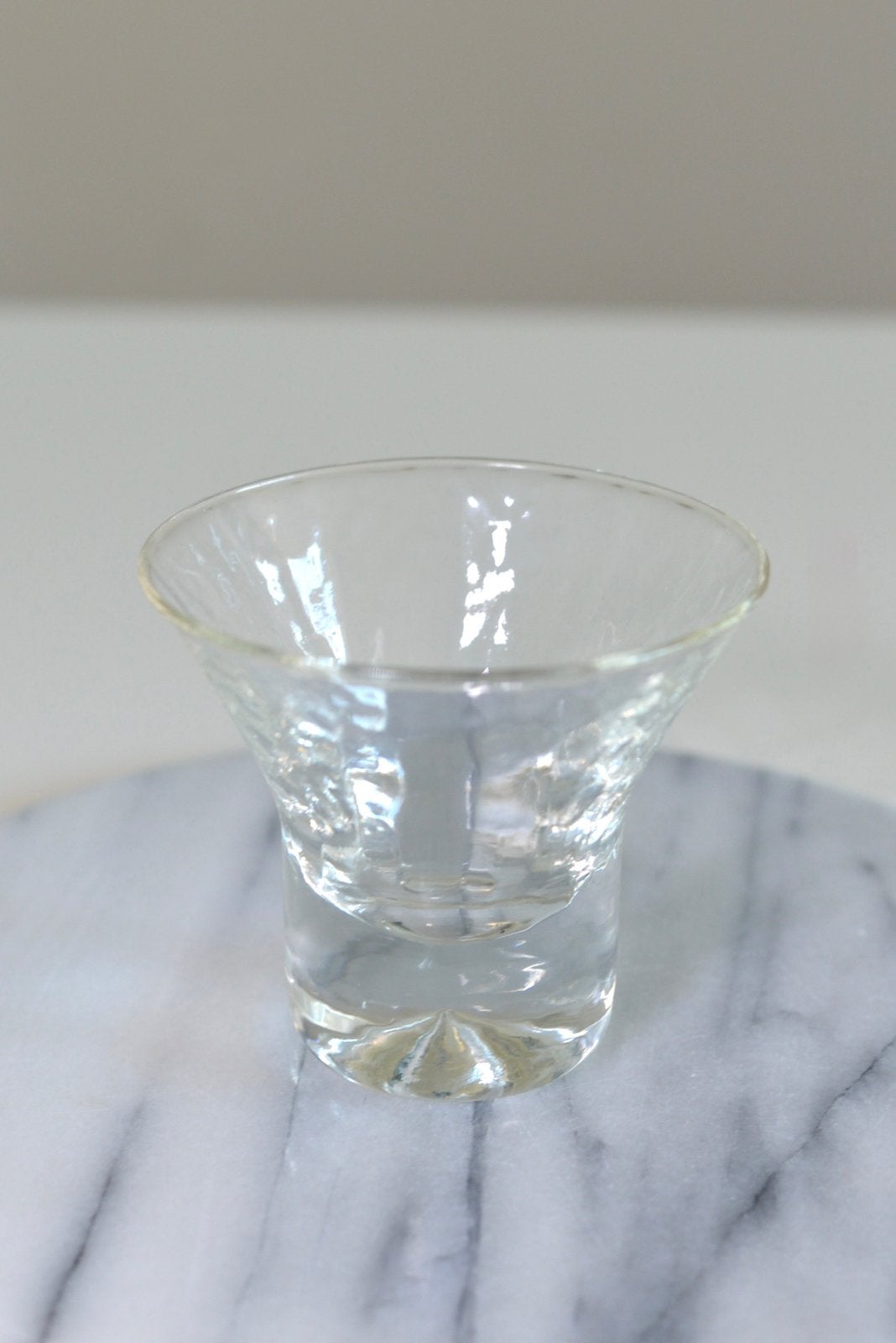 Vintage Design Pukeberg 'Rustica' borrelglas – Göran Wärff, Ophalen of Verzenden