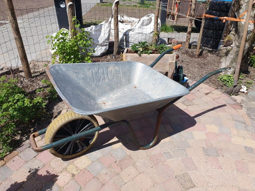 Fort aluminium kruiwagen met antilekwiel, Ophalen, Handmatig, FORT, Gebruikt