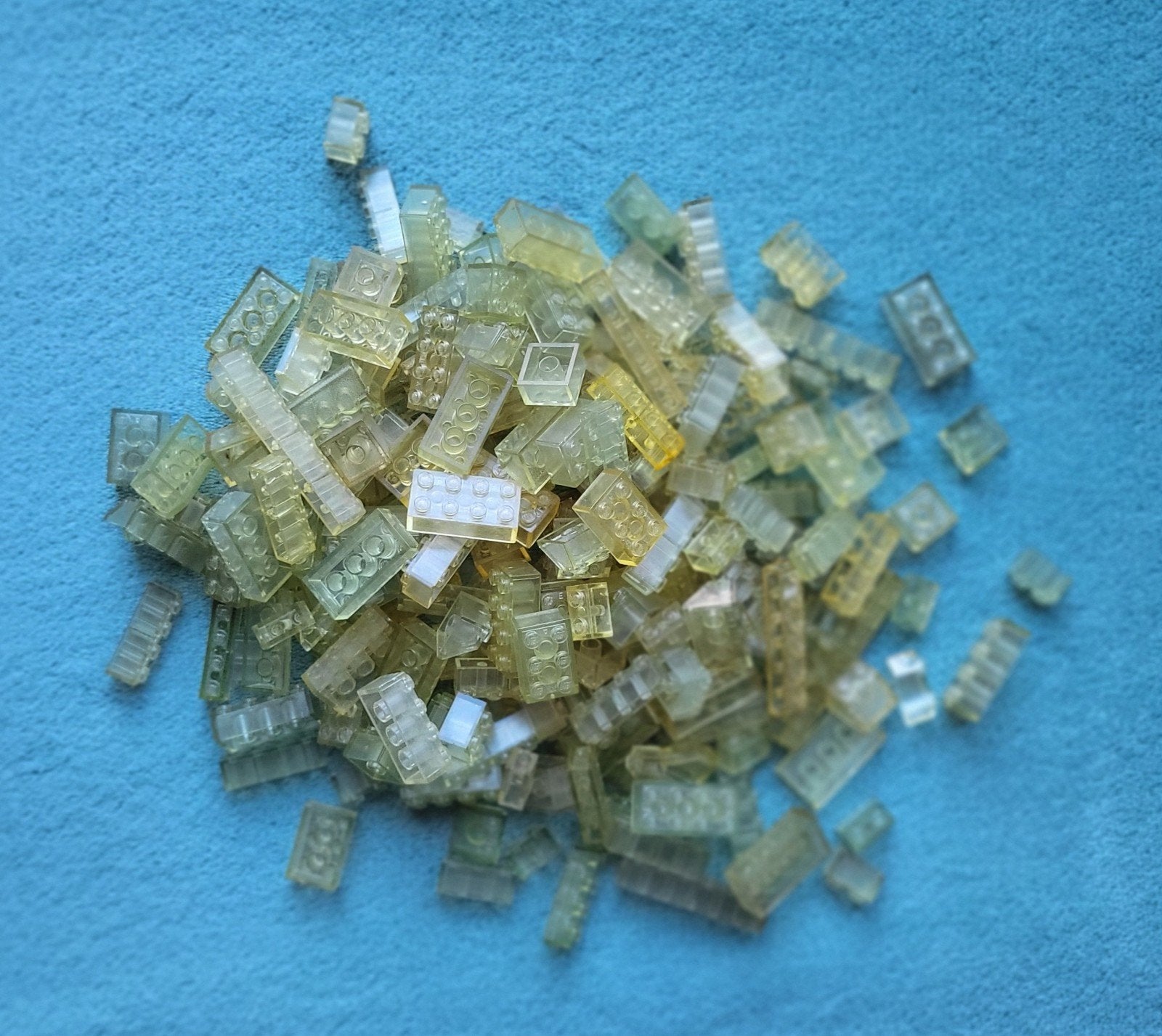 Lego Clear Bricks / transparant "helder" blokjes / stenen., Ophalen of Verzenden, Gebruikt, Losse stenen, Lego