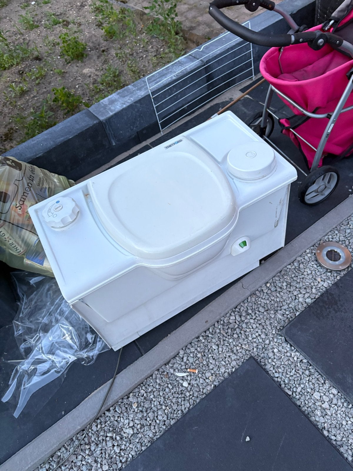 Thetford Porta Potti draagbaar toilet, Ophalen, Gebruikt