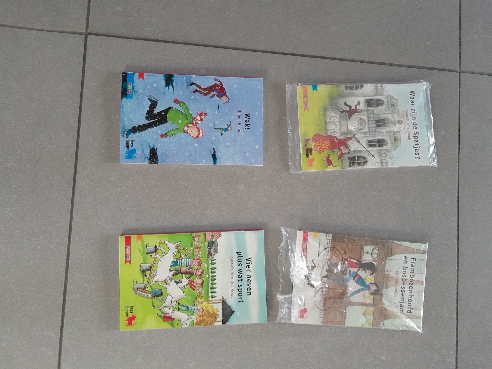 4 lresleeuwboekjes nivo 5/6, Ophalen of Verzenden, Nieuw, Fictie algemeen