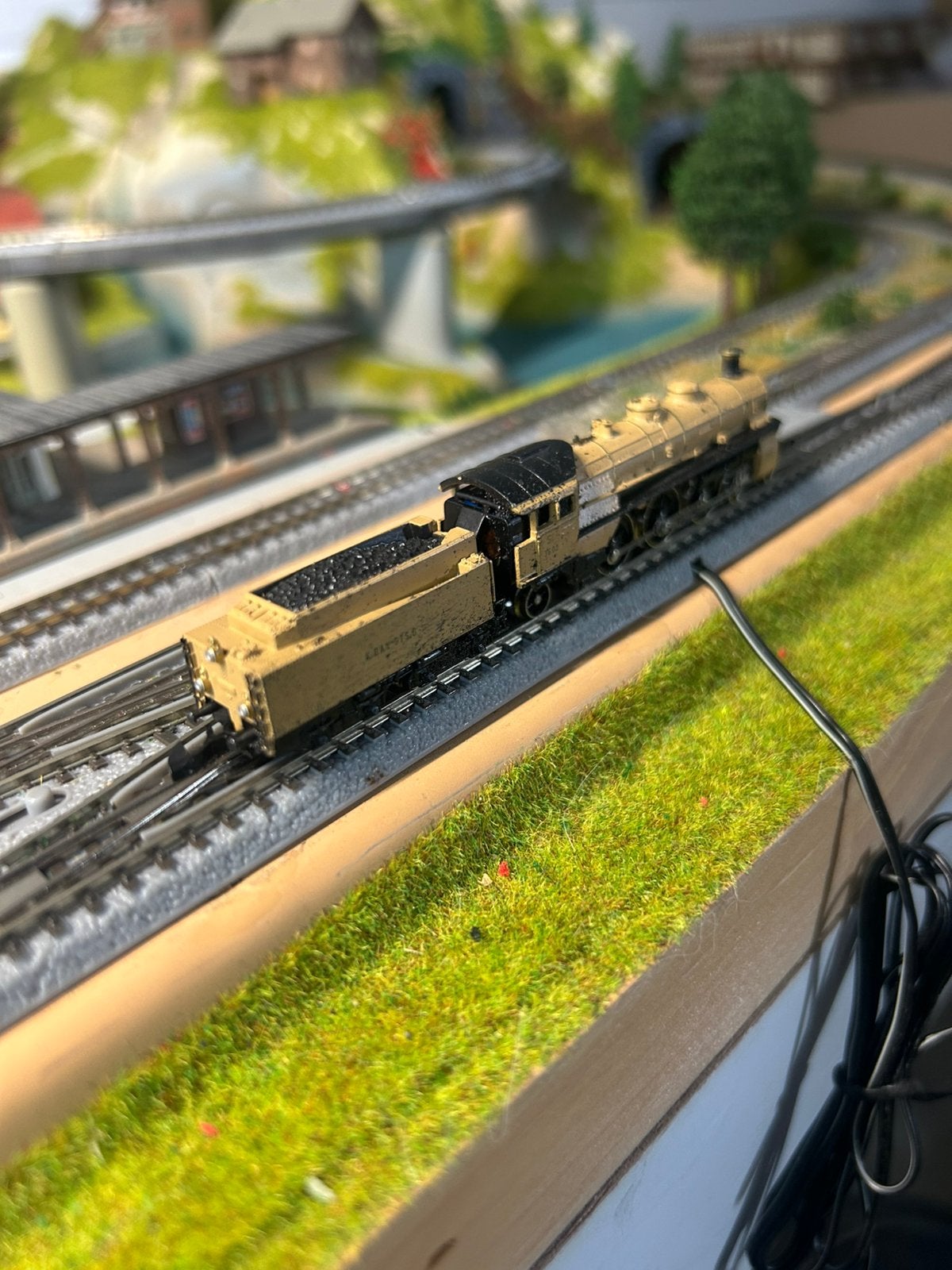Marklin z spoor stoomlok met tender, Wisselstroom, Locomotief, Ophalen of Verzenden, Zo goed als nieuw