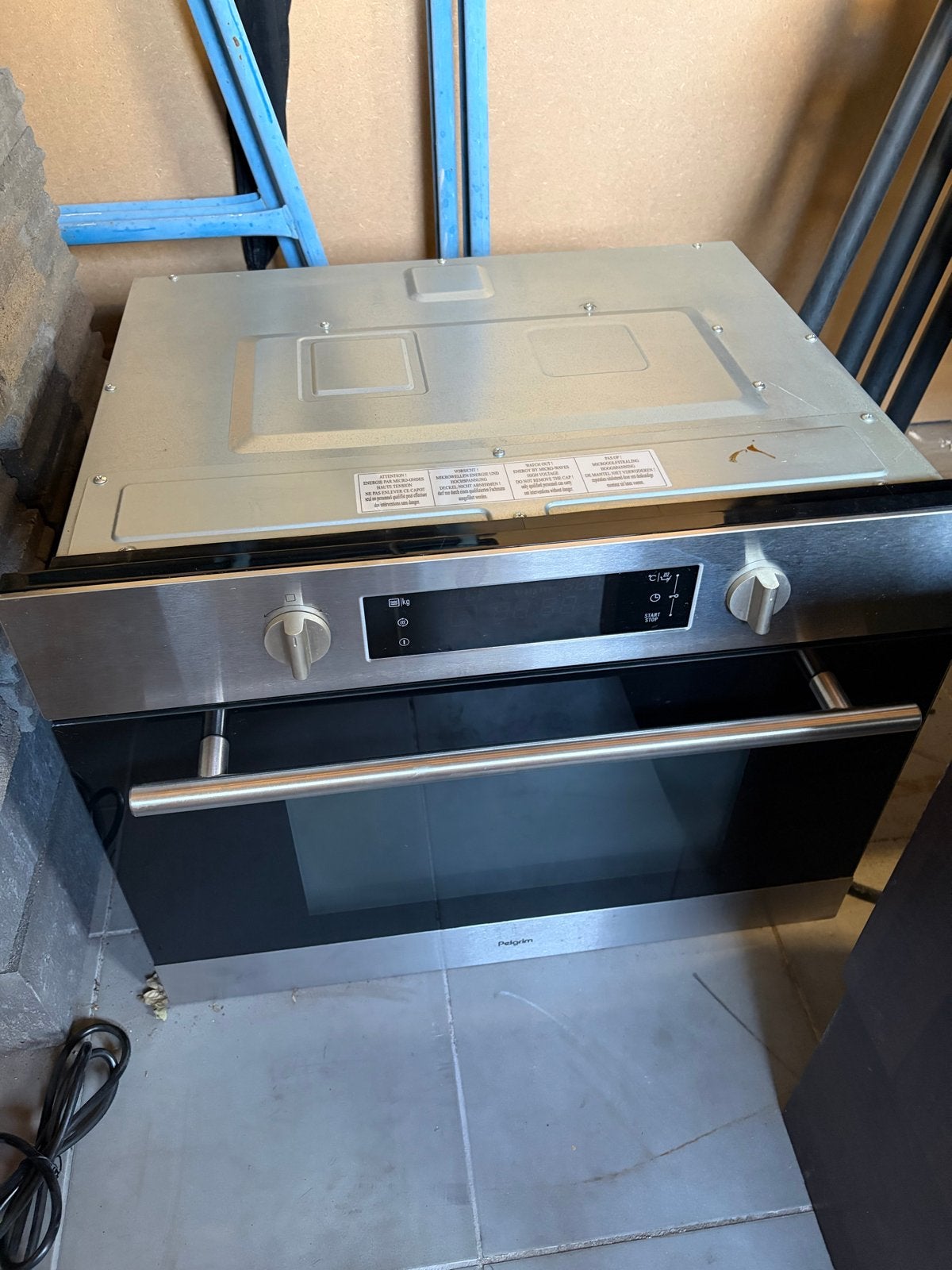 Pelgrim Combimagnetron - Inbouw - Zo goed als nieuw, Witgoed en Apparatuur, Magnetrons, Ophalen, Combimagnetron, 60 cm of meer