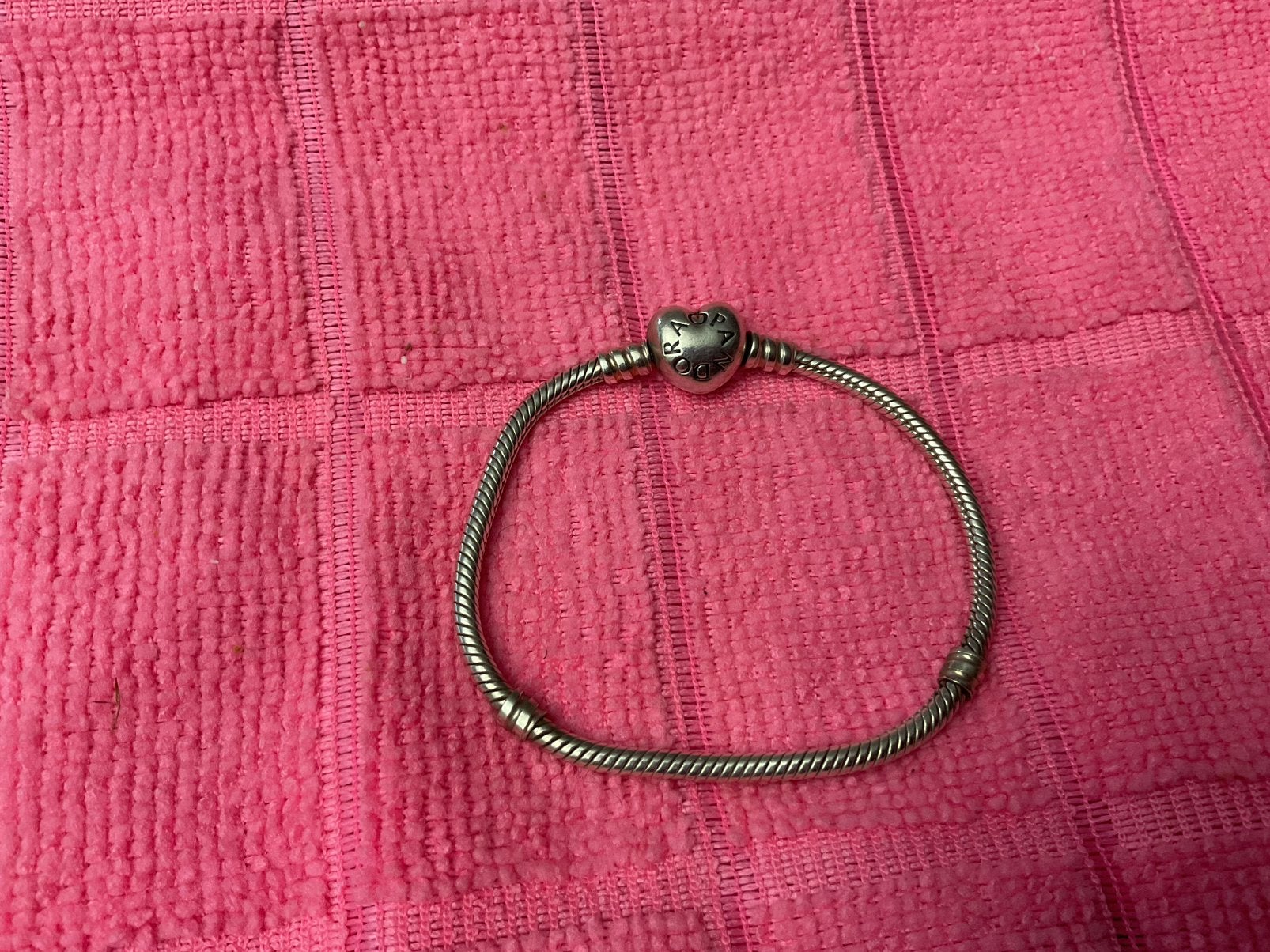 Pandora Armband l 19 cm, Ophalen of Verzenden, Zo goed als nieuw, Zilver, Pandora
