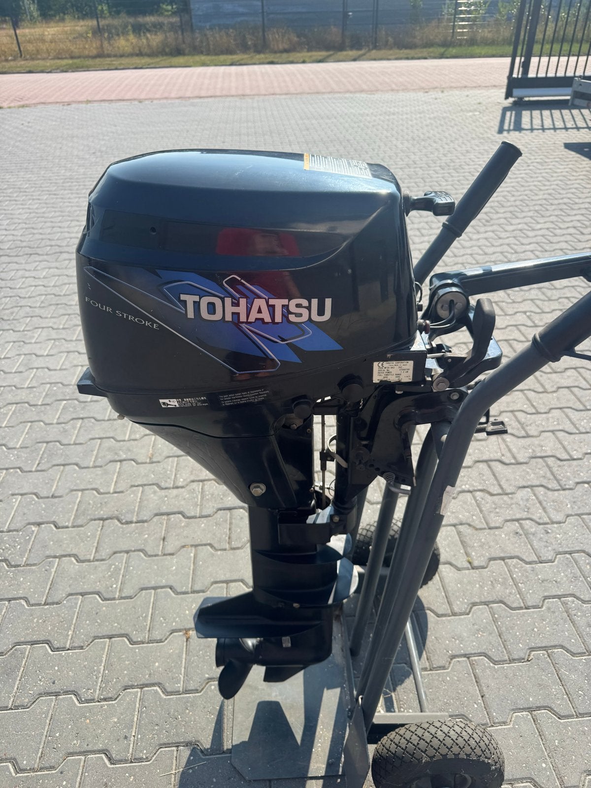Tohatsu 9.8 pk buitenboordmotor - Four Stroke LANGSTAART, Ophalen, Gebruikt, 5 tot 10 pk, Viertaktmotor