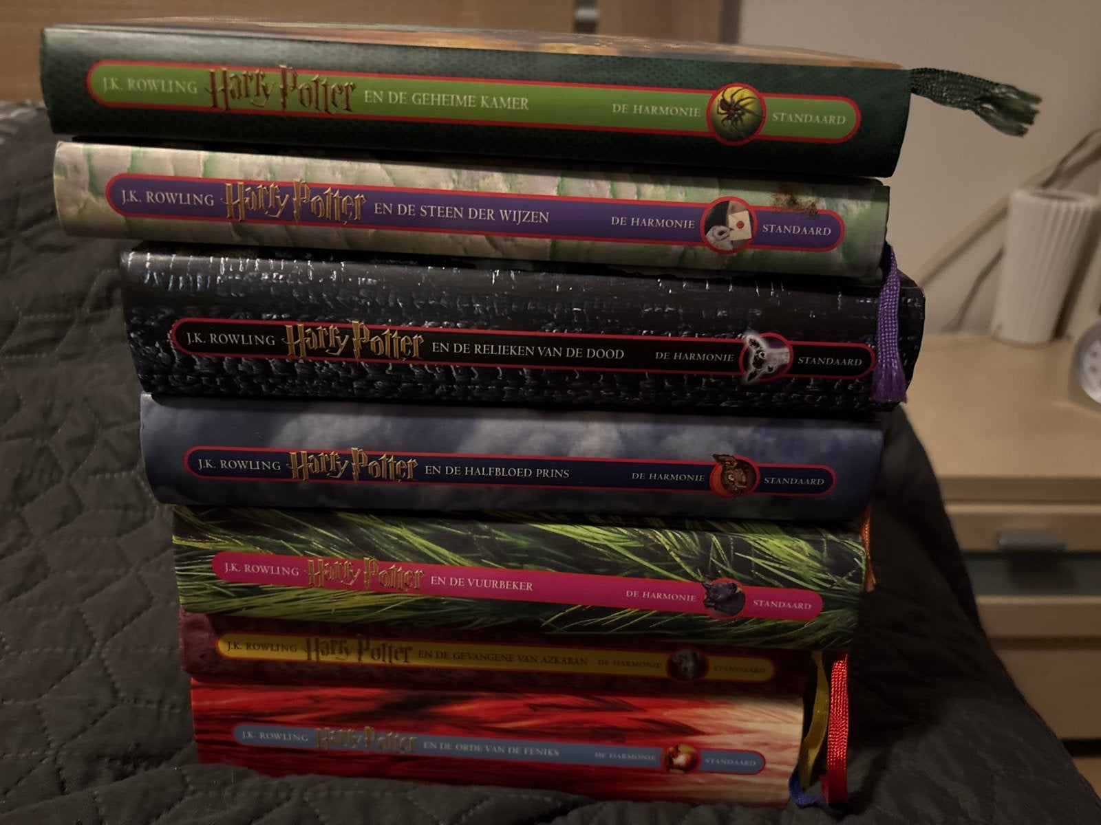 1e druk Harde kaft Harry Potter  - Complete Set (7 delen), Boeken, Fantasy, Zo goed als nieuw, Ophalen